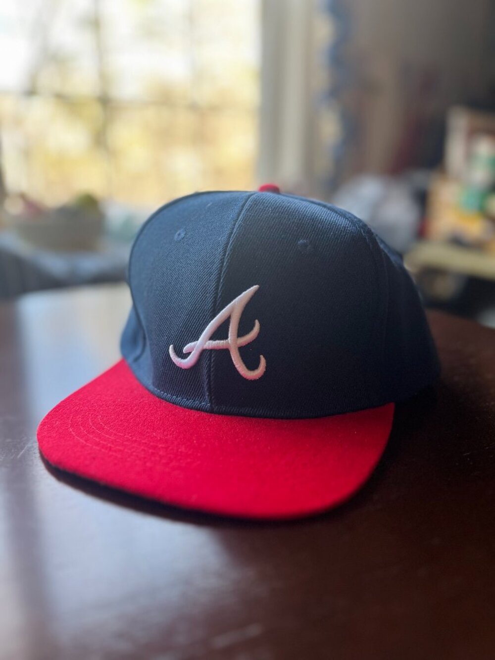 Atlanta Braves authentic navy/red baseball hat